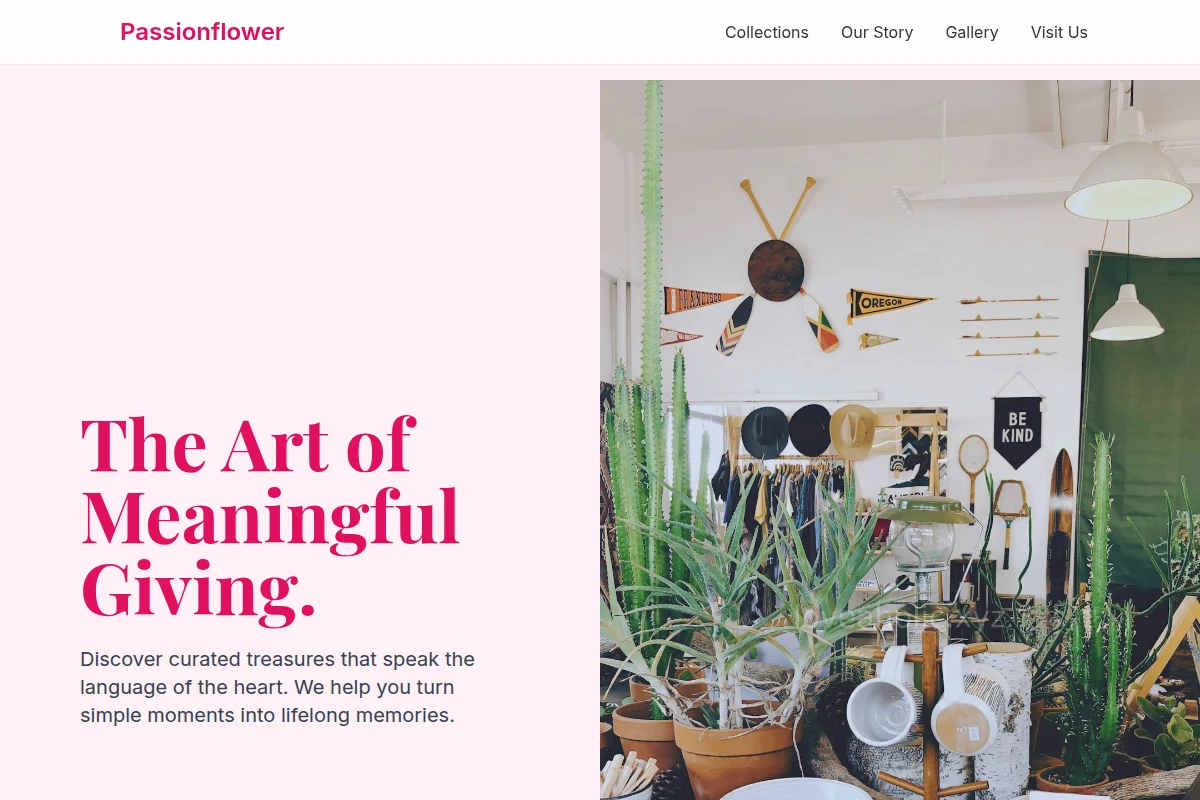 Passionflower Gift Shop